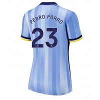 Camiseta Tottenham Hotspur Pedro Porro #23 Visitante Equipación para mujer 2024-25 manga corta